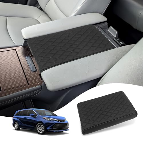 Custom Fit for Center Console Cover Toyota Sienna 2021 2022 2023 2024 2025 2026 Armrest Cover Center Console Pad Interior Accessories Car Armrest Seat Box Cover Protector - size: Toyota Sienna 2021-2024 2025 2026