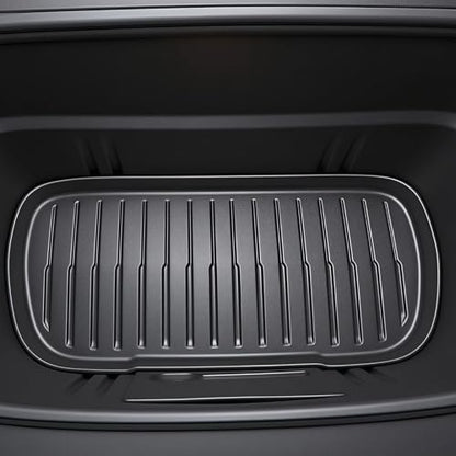SUPER LINER 2025 2026 Tesla Model Y Juniper Floor Mats & Accessories & Extra-Thick TPE Cargo Liners CabinProtect™ for 5-Seater | All-Weather Pet & Child-Friendly System(Not for Standard) - size: 9-Piece Set | Small