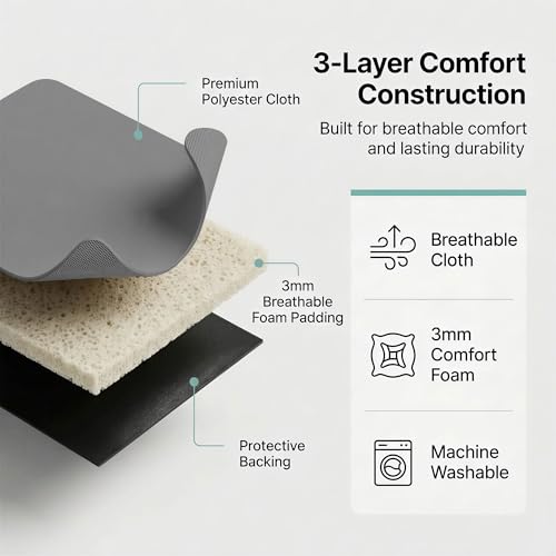 FH Group Automotive Solid Bench Car Seat Cover Flat Cloth Rear Set, Easy to Install – Universal Fit for Cars Trucks & SUVs (Gray) FB050012 - color: Gray