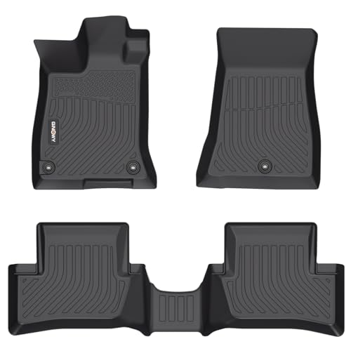 GINOWY-Floor Mats for Acura TLX 2021-2024 2025 All Weather Car Floor Mats TLX 2024 Waterproof Easy to Clean TLX Floor Liners Accessories Black - style: 49) for Acura TLX 2021-2025 Floor Mats