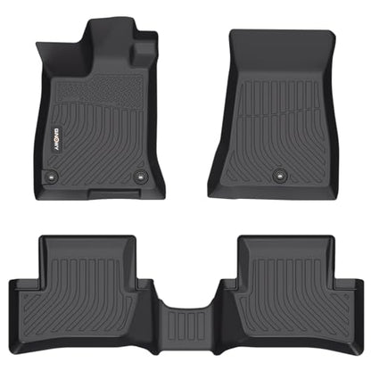GINOWY-Floor Mats for Acura TLX 2021-2024 2025 All Weather Car Floor Mats TLX 2024 Waterproof Easy to Clean TLX Floor Liners Accessories Black - style: 49) for Acura TLX 2021-2025 Floor Mats