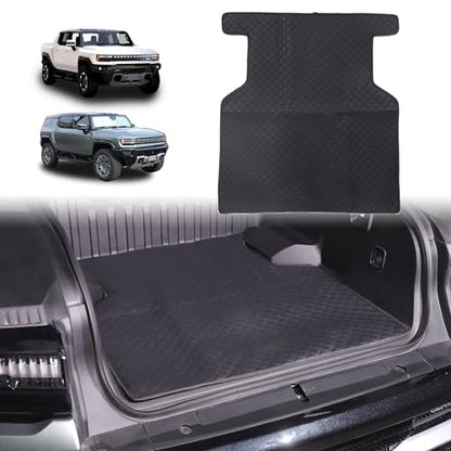 Front Cargo Trunk Liner Frunk Mat for Hummer EV Accessories All-Protection Cargo Mat Liner for 2022-2024 2025 2026 Hummer EV SUV Pickup Front Bed Mat Heavy Duty 3D Cargo Liner Protection (Style A)