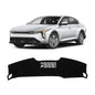 KUST Black Dash Cover for Kia K4 2025-2026 Left Hand Drving Dash Carpet Polyester Non-Slip Dash Protector Interior Accessories for K4 Custom Fit Dash Mat Sunshade Windshield Glare - size: For K4 25-26
