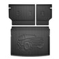 Cargo Liner and Backrest Mat for Ford Bronco Sport 2021-2026 - Custom Fit All Weather Trunk Mat Seat Back Cover Car Interior Accessories Protection Rear Cargo Mat