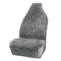 Aegis Cover Sheepskin Seat Cover Genuine Australian Merino Wool Front Seat Cover Luxury Dense Pelt Universal Fit for Most Cars, SUVs, Trucks, Bucket-Style, 54 X 22 Inches (Grey) - color: A Grey