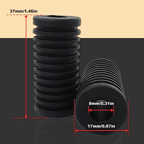 Motorcycle Gear Shifter Lever Cover Universal Rubber Shift Lever Pedal Cover 2PCS Compatible with Suzuki Kawasaki Honda Yamaha