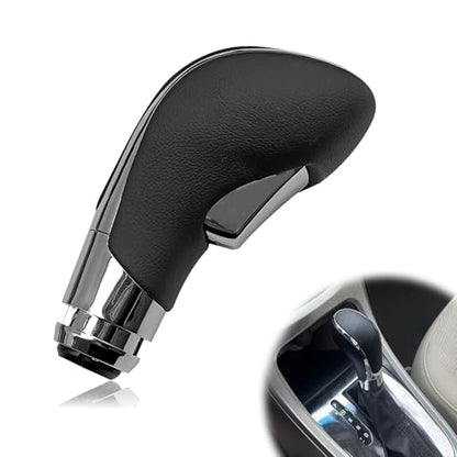 Automatic Gear Stick Shift Knob Compatible with 2012-2017 Buick Verano Car Gear Shift Knob Leather Car Stick Lever Gear Shifter Knob Cover Head Handle Lever(Black) - color: black