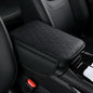 New Universal Car Center Console Cover with Side Pockets - Leather Armrest Cover, Waterproof Armrest Box Mat, Arm Rest Covering Car Interior Accessories Arm Rest Cushion for SUV/Truck/Vehicle (Black) - color: Black