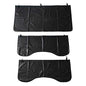 3Pcs Set Automotive Fender Covers Magnetic PU Leather Car Fender Cover Work Mat, Car Protector Mat Pad with Hooks Size M - size: M
