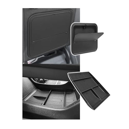 Center Console Organizers Compatible with 2024 2025 2026 GMC Acadia & Chevy Traverse Accessories Interior Storage Insert Tray Secret Compartment(Lower Center Console Organizer+Hidden Box)