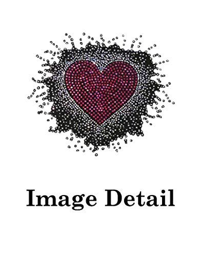 Universal Fit Front/Rear 4-Piece Full Set Sweet Heart Crystal Bling Rhinestone Design Studded Carpet Car SUV Truck Pink Floor Mats - 4 Pcs Set (Sweet Heart-Pink) - color: Sweet Heart-Pink