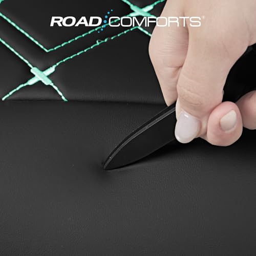 Road Comforts Seat Covers, Premium Leather Car Seat Covers Full Set for Women Girls,Airbag Compatible, Automotive Seat Covers Universal Fit Most Cars,Vans,Truck,SUV - color: Mint Full Set
