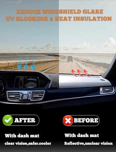 Partsable Dash Cover Mat Dashboard Cover for Lexus IS250 IS350 IS200 IS300 is F ISF XE20 2006 2007 2008 2009 2010 2011 2012 2013 Nonslip Dash Board Protector Mat Sunshade Anti Glare Pad Carpet