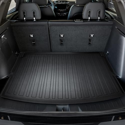 Premium Cargo Liner Compatible with Chevrolet Trailblazer 2021-2026 Crossover - 100% Protection - Custom Fit Car Trunk Mat - All-Season Black Cargo Mat - 3D Shaped Laser Measured Trunk Liners