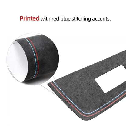 BETTERHUMZ Car Door Panel Side Trim Strips Compatible with BMW F25 X3 F26 X4 Series 2011-2017 for Alcantara Suede Interior Decor Accessories