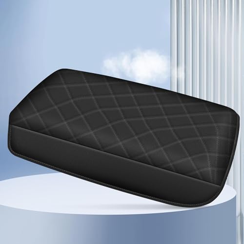 AOMSAZTO Center Console Cover Customized Armrest Cover Compatible with 2016-2023 2024 Toyota Tacoma, Soft Cozy Leather Arm Rest Covering for Car, Well-Make Durable Console Cushion Pad, Easy to Install - size: 2016-2024 Toyota Tacoma