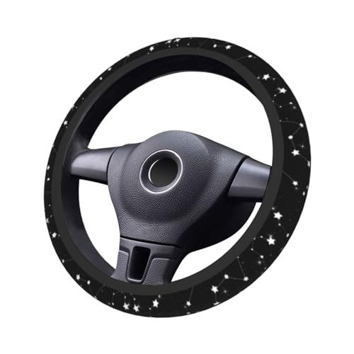 Constellation Stars Galaxy Steering Wheel Covers Non Slip Neoprene Steering Wheel Protector Cover Universal 15 Inch for Men Women Car Truck - color: Constellation Stars Galaxy