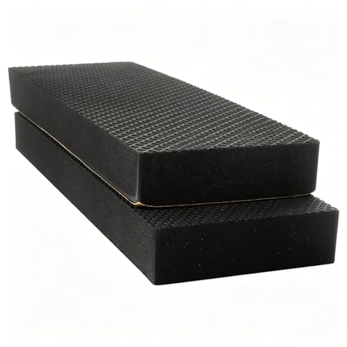 Garage Wall Protector for Car Door – 2 Pack Thick EVA Foam Self-Adhesive Bumper Guard Pad - Anti-Scratch Anti-Collision Protection for Garage, Parking Lot & Warehouse, 12"×3.9"×1.2", Black - color: Black-2pcs