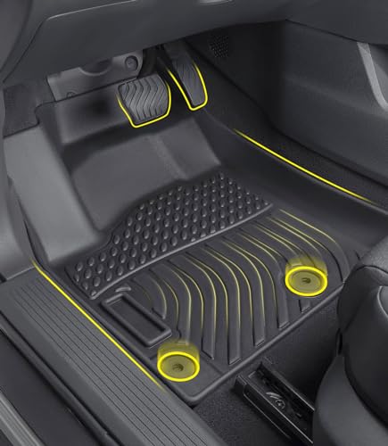 Car Floor Mats Replacement for Honda CR-V CRV 2007-2011 (LX/SE/EX/EX-L) Custom Fit Odorless Carpets Durable All Weather Protection Liners Automotive Accessories for Dad