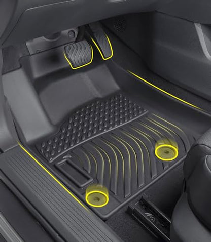 Car Floor Mats Replacement for Honda CR-V CRV 2007-2011 (LX/SE/EX/EX-L) Custom Fit Odorless Carpets Durable All Weather Protection Liners Automotive Accessories for Dad