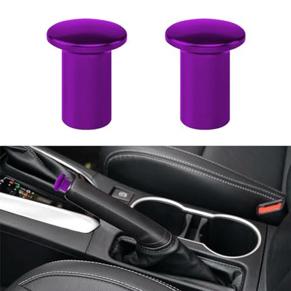 2PCS Turn Knob Drift Button, Car Push Button Hand Brake Cover, E-Brake Handle Handbrake Emergency Cover, Aluminum Alloy Handbrake Spin Turn Knob Button Compatible with GT86, BRZ, FRS
