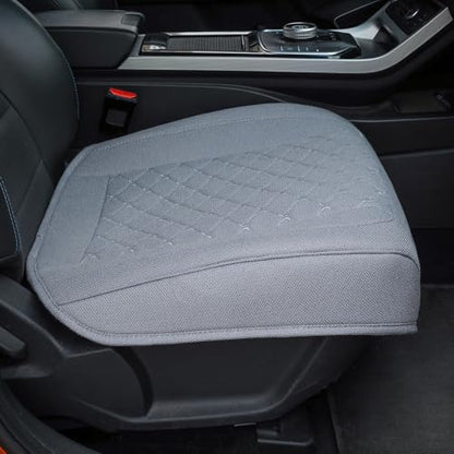 Suninbox Car Seat Cover,Bottom Car Seat Covers,Front Seat Only, Cloth Fabric Wrap Around The Bottom,Breathable Car Seat Protector Fits 95% of Vehicles 1 Piece,Gray - color: allgray