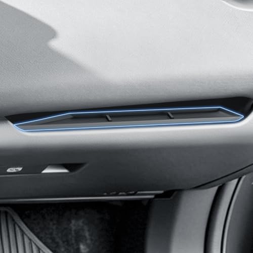 BIBIBO for 2026 Subaru Outback Center Console Organizer 2026 Subaru Outback Console Front Passenger Tray 2026 Outback Console Co-Pilot Organizer Tray Passenger Glove Box Silicone Anti-Slip Mat - color: Black-Passenger Tray