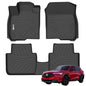Floor Liners for 2025 Acura ADX & Honda HR-V 2023-2026 TPE All Weather Protection 1st & 2nd Row Car Floor Mats 2025 ADX Accessories-Black - size: 25|For Acura|Full Set