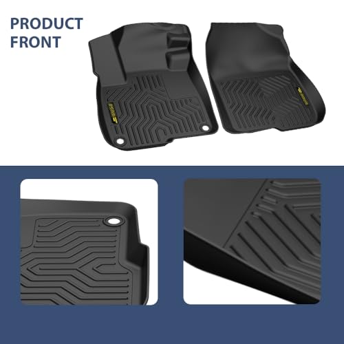 PIT66 Floor Mats Cargo Liner Compatible with 2017-2022 Honda CRV CR-V (Incloud CR-V Hybrid), Heavy Duty TPE 3-Piece Premium, All Weather Cargo Liner alfombras para carro - size: Fit Honda CR-V 2017-2022 | 3PCS
