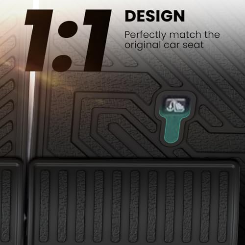 LASFIT Rear Seat Back Protector for Honda CRV 2023-2026 (Gasoline & Hybrid & e:FCEV), All Weather TPE Pet Friendly Custom Fit CR-V Second Row Back Seat Cover Backseat Mat Liner (Upper & Lower Postion) - style: 1）For Honda CR-V| 2023-2026 | Seat Back Prote