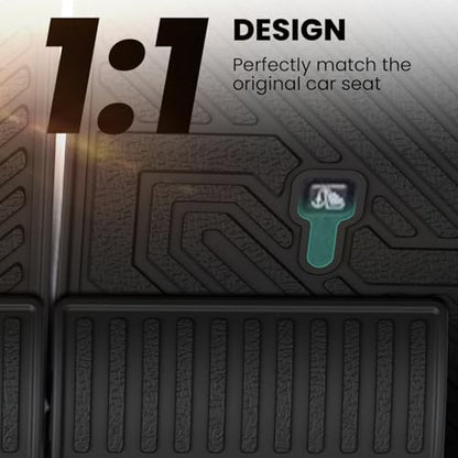 LASFIT Rear Seat Back Protector for Honda CRV 2023-2026 (Gasoline & Hybrid & e:FCEV), All Weather TPE Pet Friendly Custom Fit CR-V Second Row Back Seat Cover Backseat Mat Liner (Upper & Lower Postion) - style: 1）For Honda CR-V| 2023-2026 | Seat Back Prote