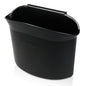ZONETECH Portable Hanging Mini Car Garbage Can – Classic Black Trash Container - Premium Quality Automotive Universal Compact Traveling Wastebasket for Vehicle,Office, Home (1-Pack) - color: 1-Pack