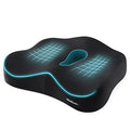 Memory Foam Seat Chair Cushion for Relieves Back Sciatica Pain Tailbone Pain Coccyx Degenerating Disc Orthopedic Osteoarthritis Prostate Cushion Low Back Pain Cushion Hip Shaping (Black mesh) - color: Black Mesh