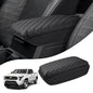 Autorder Center Console Cover for 2024 2025 2026 Toyota Tacoma Accessories Armrest Cover Anti-Scratch Middle Console Pad Leather Armrest Cushion Protector Black - size: 24-26 Tacoma Armrest Cushion