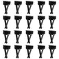 Bonsicoky 20 Pcs Square Head Car Vent Clips with Round Plastic Slot Head, Air Freshener Clips for Office Home Car Air Conditioner Outlet, Black - color: Black(with Round Slot Head), size: 20 Pcs