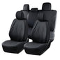 Truckiipa Toyota Tacoma Car Seat Covers Full Set, Leather Waterproof Truck Seat Covers Fit for 4th Gen 2024 2025 2026 Toyota Tacoma Double Crew Cab, Full Set, Black - color: Full Set/Black, size: Tacoma 2024-2026