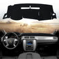 Dashboard Cover Dash Mat Compatible with GMC Sierra Chevy Silverado 2007-2013 Dash Covers - Models with Two Glove Boxes - size: 2007-2013 Chevy Silverado