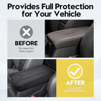 FIILINES Center Console Cover Fit for 2023-2026 Honda CRV, Armrest Cover Pad Cushion Protector for CRV Accessories Armrest Cover Anti-Scratch Center Console Pad Armrest Box Cover - size: For Honda CRV 2023-2026