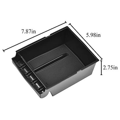 Center Console Organizer Compatible with Subaru Legacy Outback 2015 2016 2017 2018 2019 ABS Console Tray Armrest Storage Box Console Insert Organizer Glove Pallet - size: 2015-2019 Outback