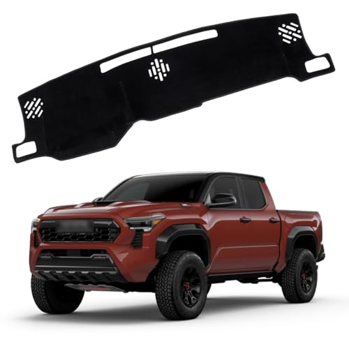 XITER Polyester Dashboard Cover Mat Carpet Dash Nonslip Sun Shade Mat Compatible for Tacoma 2024 2025 2026 - size: 2024-2025 tacoma