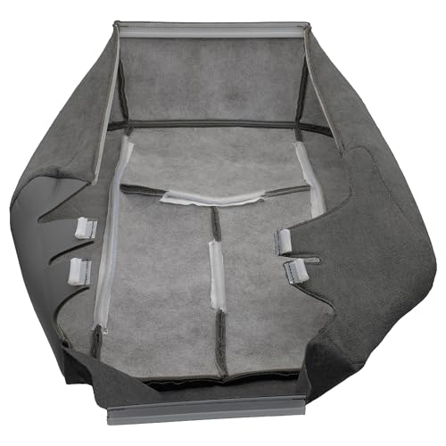 Driver Side Automotive Seat Cover Seat Bottom Cushion for 2003-2007 GMC Sierra 1500 2500 3500 1500HD 2500HD - Gray - size: Seat Cover & Foam