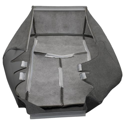 Driver Side Automotive Seat Cover Seat Bottom Cushion for 2003-2007 GMC Sierra 1500 2500 3500 1500HD 2500HD - Gray - size: Seat Cover & Foam