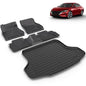 All Weather Car Floor Mats & Cargo Liner Set Fit for Nissan Sentra 2020 2021 2022 2023 2024 2025 2026 Floor Liners Trunk Liner Sentra Cargo Mat Accessories Black - style: 4)For Nissan Sentra 2020-2026 Full Set