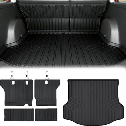 Cargo Liners for 2013-2017 2018 Toyota RAV4 & Backrest Mat,TPE All Weather Protection Trunk Mat Covering The Backrest Mat Accessories - size: For 2013-2018 RAV4 cargo mat