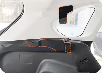 for Toyota RAV4 2019-2024 Modular Storage Panel Shelf Rear Trunk Luggage Molle Panel Luggage Carrier Trunk Organizer Aluminum Alloy (Side Panels)