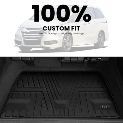 LASFIT Trunk Mat for Honda Odyssey 2018-2026, Custom Fit Cargo Mat, Waterproof All Weather, Kid & Pet Friendly, Easy Clean for Family Use - style: 7）For Honda Odyssey| 2018-2026 | Trunk Mat