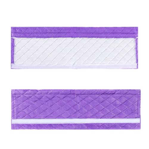 Soft Automotive Seat Belt Cover Seatbelt Shoulder Pad Neck Protector Cushions Universal Fit SUV Trucks Backpack Violet Extra Long 15.7in - color: Purple, size: 15.7in-1pc
