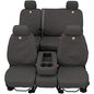 Covercraft Carhartt SeatSaver Custom Seat Covers | Fits 2015-2018 Ford F-150 Crew Cab | 2nd Row 60/40 Bench Seat, Duck Weave Gravel