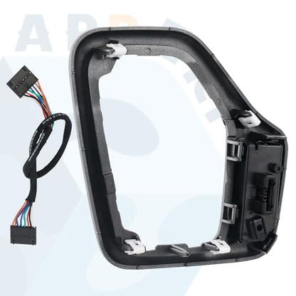 Transmission Shifter Bezel with Wire Harness 5YD27LS5AA 5YD27XSAAA 68413957AA Carbon Fiber for Gear Shift Compatible with 2014-2018 Jeep Cherokee Service Shifter - color: Carbon Fiber