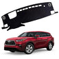 XITER Polyester Dashboard Cover Mat Carpet Dash Nonslip Sun Shade Mat Compatible For Toyota Highlander 2020 2021 2022 2023 2024 2025 2026(With HUD) - size: 2020-2025 Highlander (With HUD)